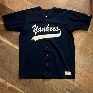 Yankees #11 Navy Blue Jersey